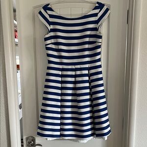 Nautical Striped Blue and White Dress